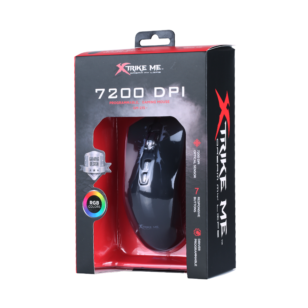 XTRIKE ME GM-215 GAMING MOUSE XTRIKE ME GM-215 GAMING MOUSE